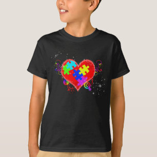 Autism Shining Heart T-shirt