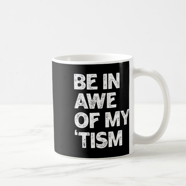 Autism Shirt är en fin vän. Kaffemugg (Höger)