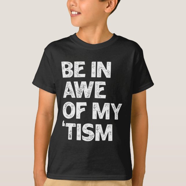 Autism Shirt är en fin vän. T (Framsida)