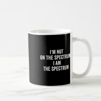 Autism Shirt Lusnyj, jag är inte med på spektrumet Kaffemugg