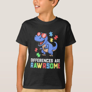 Autism Shirts for Boys Dinosaur Trex Awareness Puz T Shirt