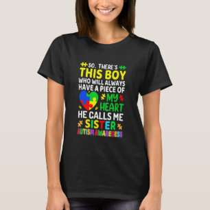 Autism Sister Autism Awareness Support Autism - hö T Shirt