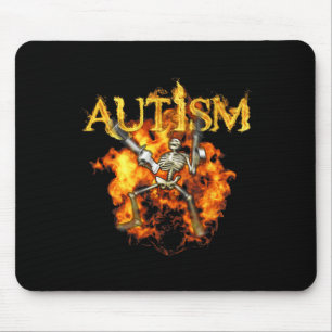 Autism Skeleton Guns Funny Fire Bones Spooky Musmatta