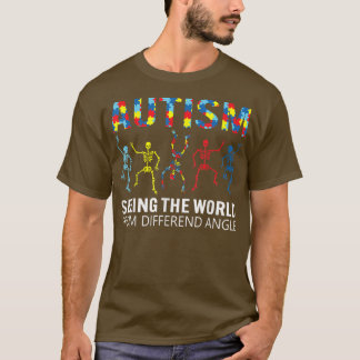 Autism Skeleton ser världen från ett annat  T Shirt