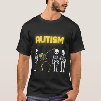 Autism Skelett Meme T Shirt