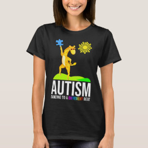 Autism som dansar till en annan Roligt för att öka T Shirt