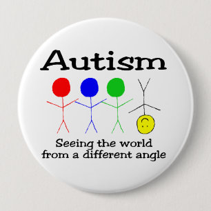 Autism som ser världen från en olik vinkel knapp
