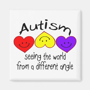 Autism som ser världen från en olik vinkel magnet
