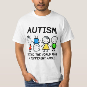 Autism som ser världen från ett annat Vinkelt öde T Shirt