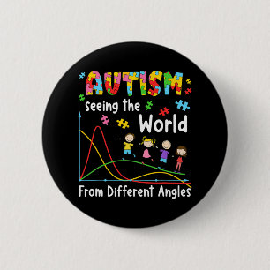 Autism som ser världen från olika vinklar, sped ma knapp