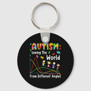 Autism som ser världen från olika vinklar, sped ma nyckelring