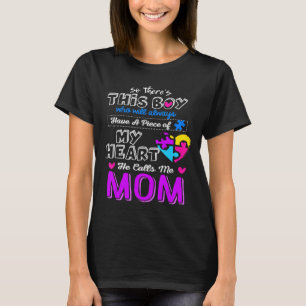 Autism-Söt Autism Medvetenhet Mamma Citat Mors Dag T Shirt