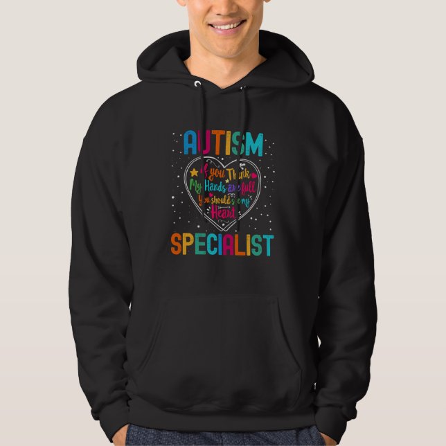 Autism Specialist Appreciation Week Back to School Hoodie (Framsida)