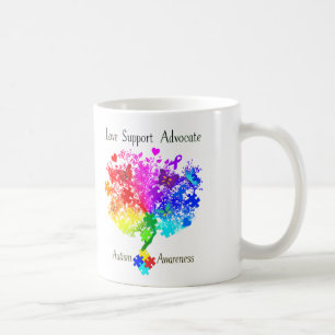 Autism Spectrum Träd Kaffemugg