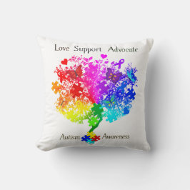 Autism Spectrum Träd Kudde