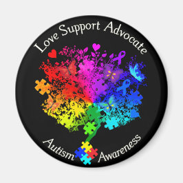Autism Spectrum Träd Magnet