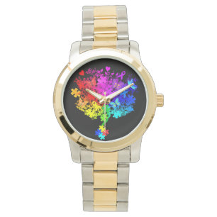 Autism Spektrum Träd Armbandsur