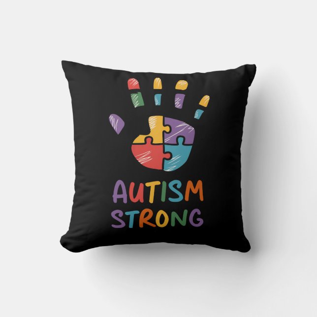 Autism Stark Kudde (Framsida)