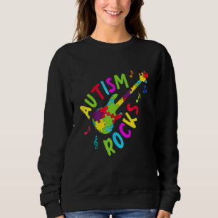Autism Sten Autism Awareness Guitar Puzzle Delarar T Shirt