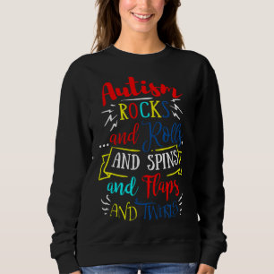 Autism Sten och valsar, spins och spaltspapper och T Shirt