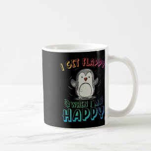 Autism Stimming Penguin jag får flappa när jag är  Kaffemugg