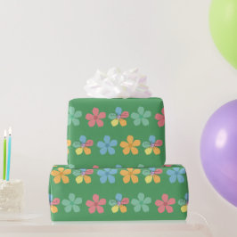 Autism Stolthet Annorlunda Inte Mindre Blommor Grö Presentpapper