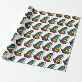 Autism Stolthet Färgglad Fjäril Annorlunda Inte Mi Presentpapper
