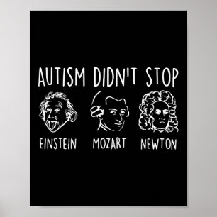 Autism stoppade inte Berömdens medvetandegörande Poster