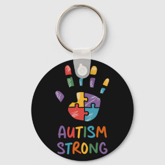 Autism Strong Nyckelring
