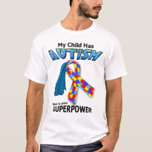 Autism Superassistance - Superpower Light T-Shirt