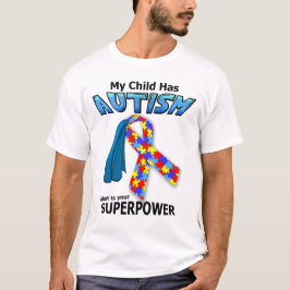 Autism Superassistance - Superpower Light T-Shirt