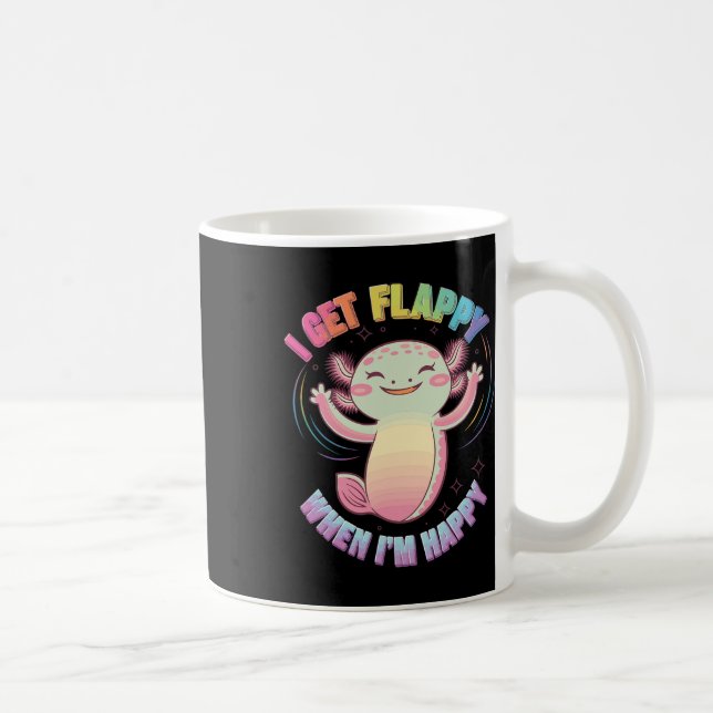 Autism Support Stimming Axolotl jag får när jag bl Kaffemugg (Höger)