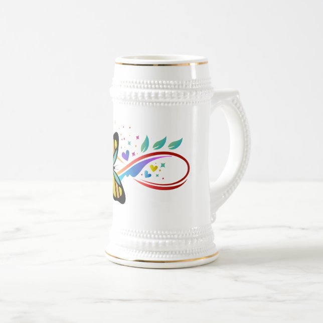 Autism Symbol Gift Mugg (Framsida höger)