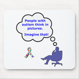 Autism/tänka i bilder musmatta