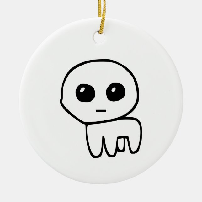 Autism TBH Kreature Autism-skapelse Julgransprydnad Keramik (Framsidan)