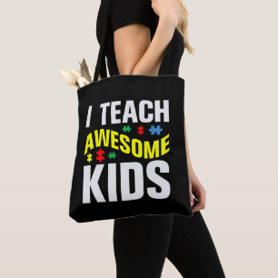 Autism Teacher I Teach Fantastisk Kids Tygkasse