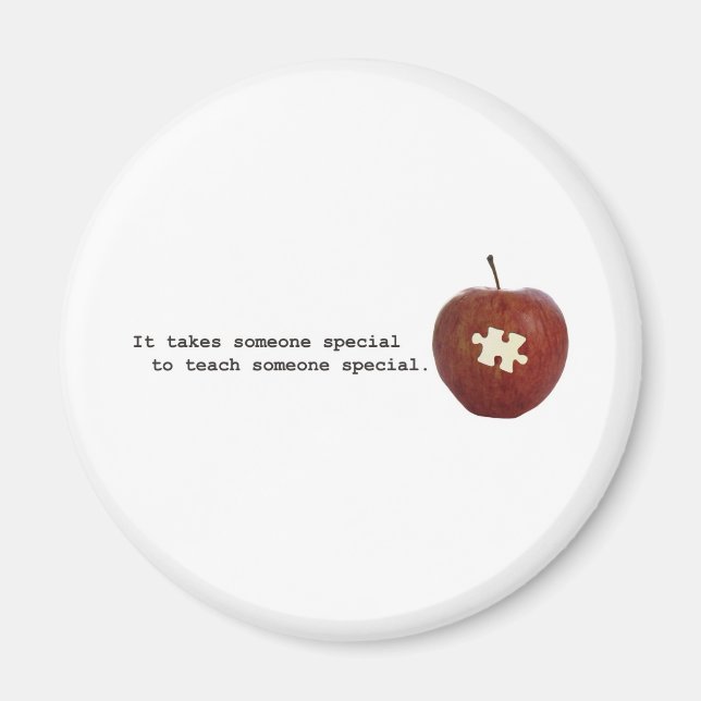 Autism Teacher Magnet (Framsidan)