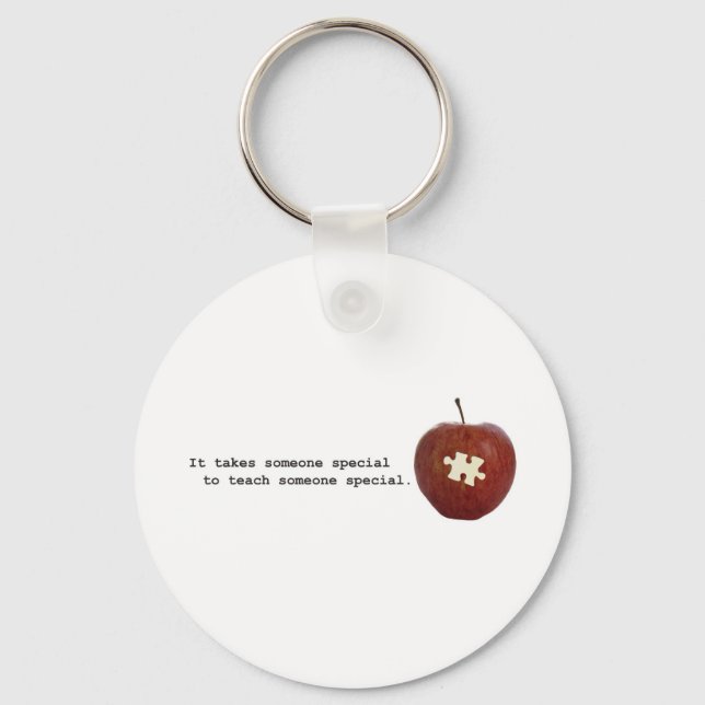 Autism Teacher Nyckelring (Framsida)