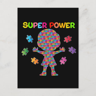 Autism, Toppen Power-vykort Vykort