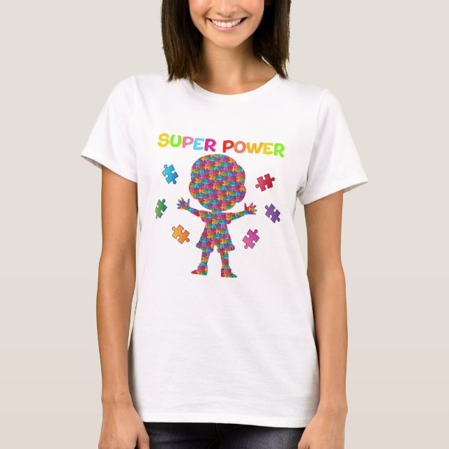 Autism, Toppen T Shirt (Framsida)
