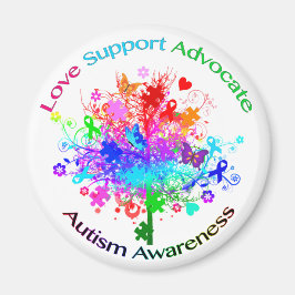 Autism Träd i Spektrum Magnet