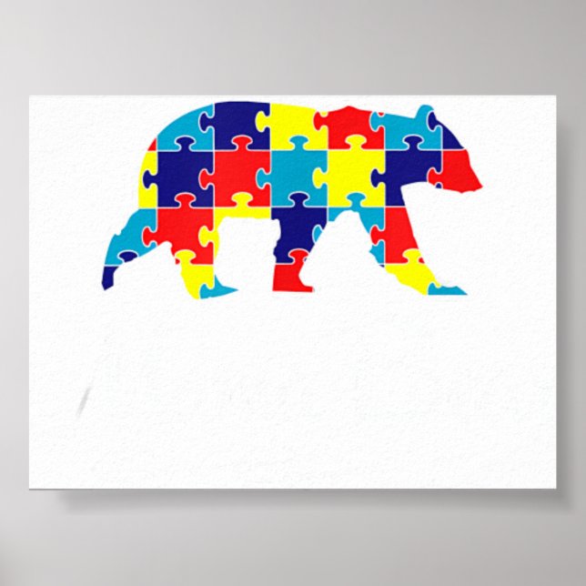 Autism Tröja Mama Bea Poster (Framsidan)