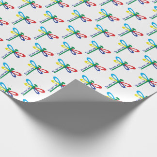 Autism Trollslända Flyg Ditt Eget Flyg Neuroinklud Presentpapper