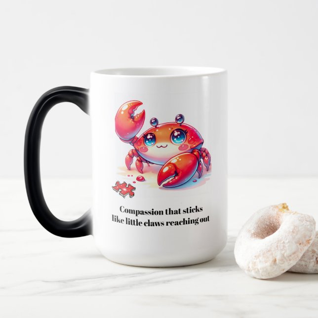 Autism Unikhet Magisk Mugg (Med munk)