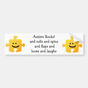 Autism vaggar bildekalet bildekal