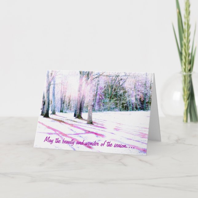 Autism välgörenhetsjulkort helgkort (Framsida)