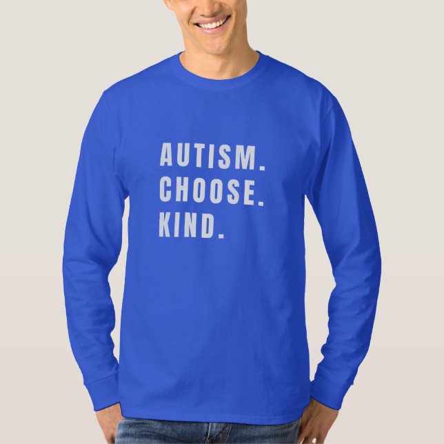 autism välj Långärmad T-Shirt (Framsida)