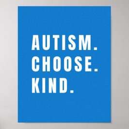 autism välj typ Poster Skriver ut modern