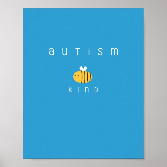 autism vara Poster och utskrift av varma ögon (Framsidan)