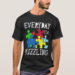Autism-Vardag Jag är förbryllande Autism Acceptans T Shirt